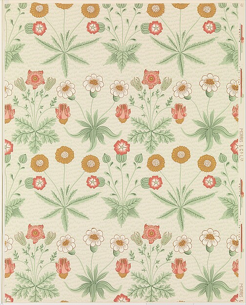 William Morris Daisy floral pattern from the Visual Style Atlas